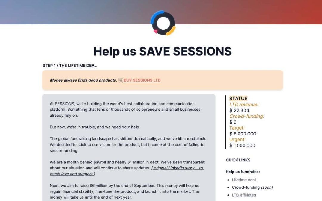 Sessions新創視訊協作平台殞落：買到賺到還是龐氏騙局？